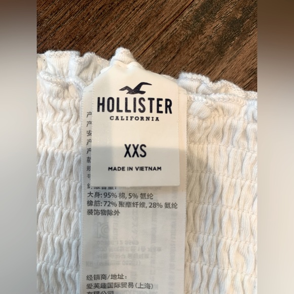 Hollister White Tube Top XXS - Picture 2 of 3